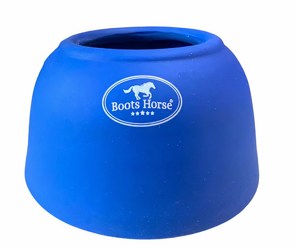 HEAVY-DUTY RUBBER PULL-ON HORSE BELL BOOTS MEDIUM BY BOOTS HORSE