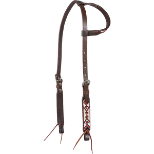Cashel Beaded Arrows Slip Ear Headstall Cashel Beaded Arrows Slip Ear Headstall