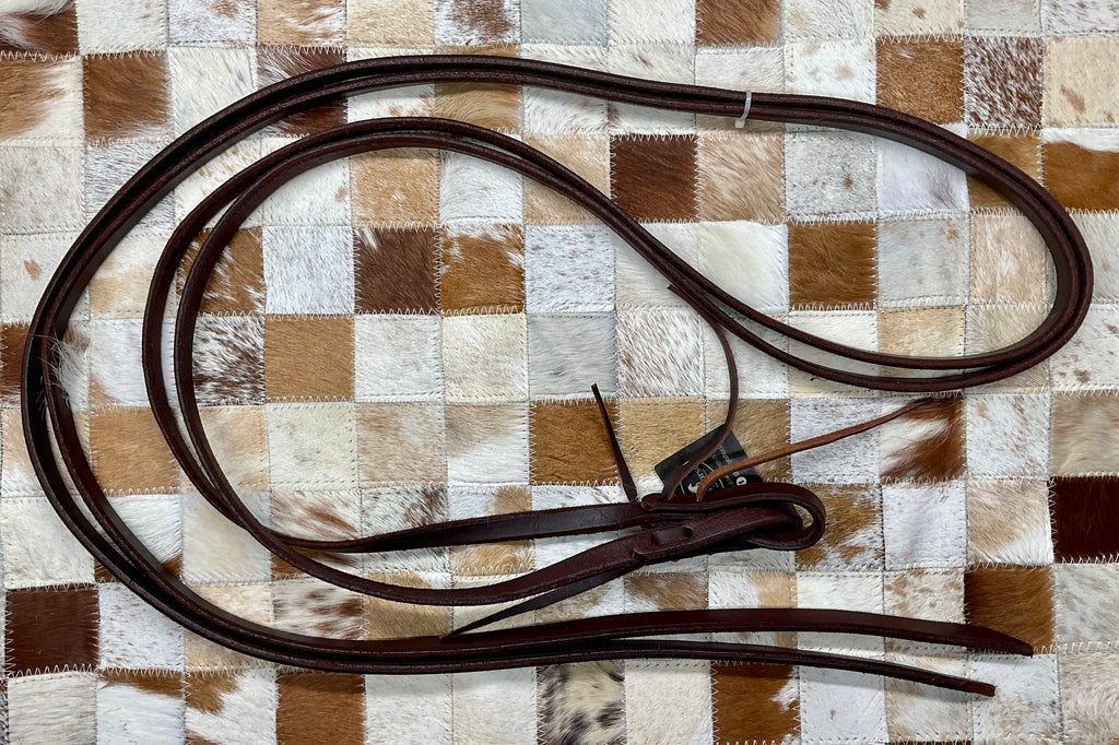 Leather split reins