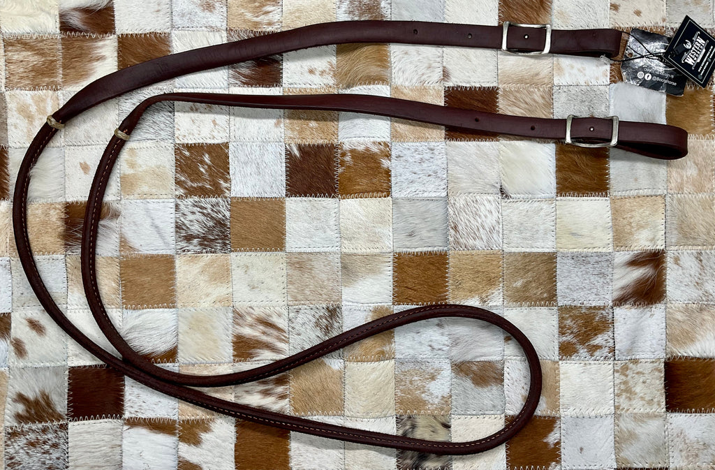 Roping leather reins