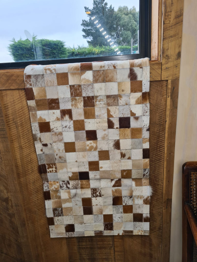 Door rug Natural leather