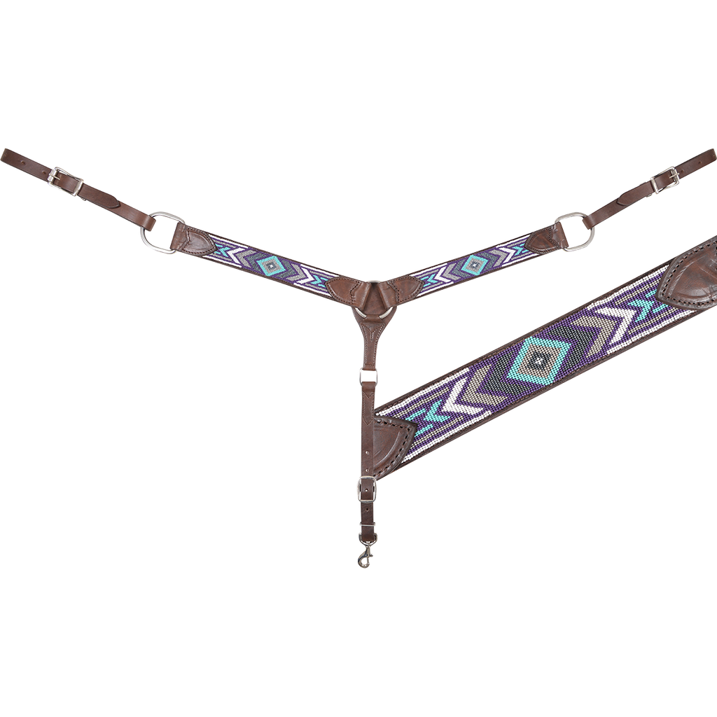 Cashel 2-inch Beaded Wave Breastcollar