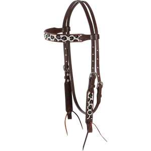 Cashel Beaded Leopard Browband Headstall Cashel Beaded Leopard Browband Headstall