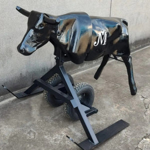 Roping dummy on wheels