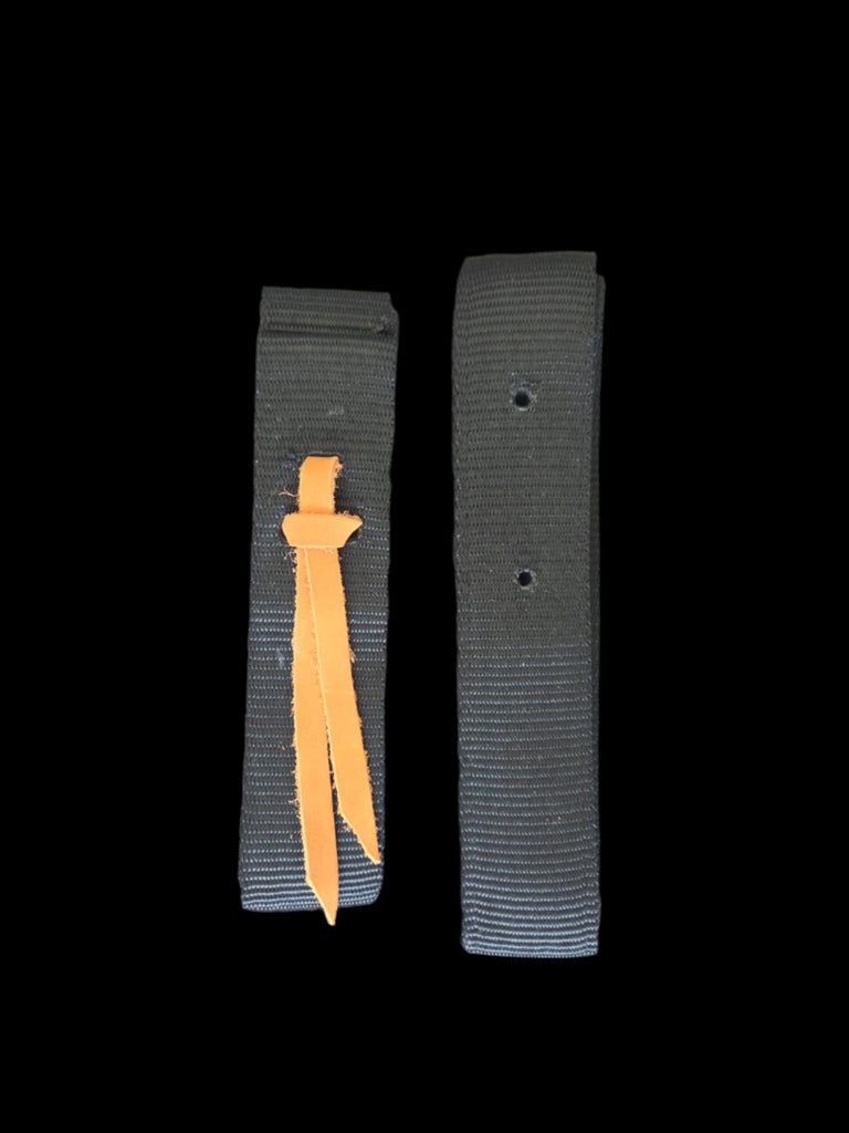 Black Nylon Latigo and Off Billet Set