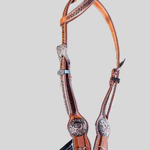 One ear leather bridle