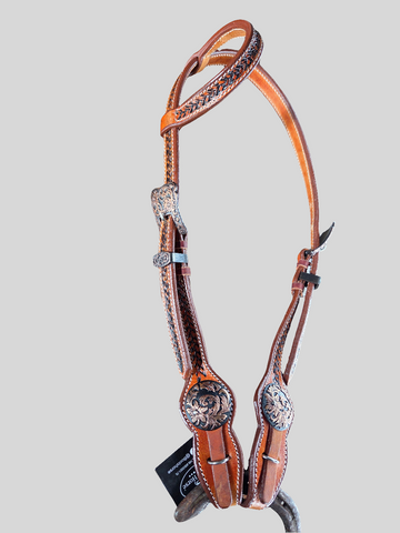 One ear leather bridle
