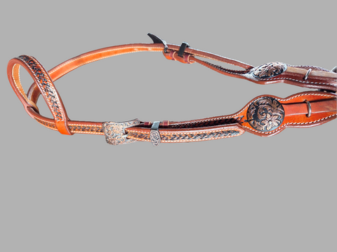 One ear leather bridle