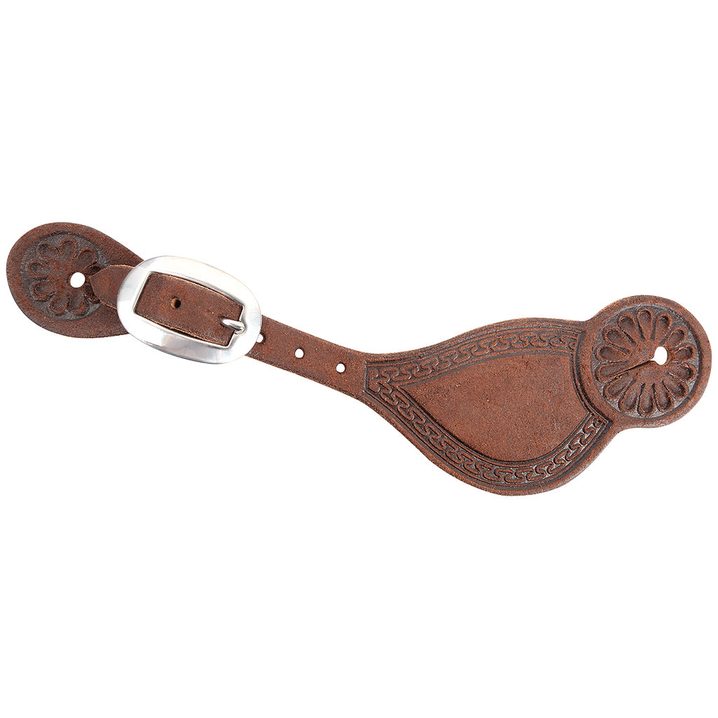 Martin Saddlery - Tombstone Spurstraps with San Carlos Tooling