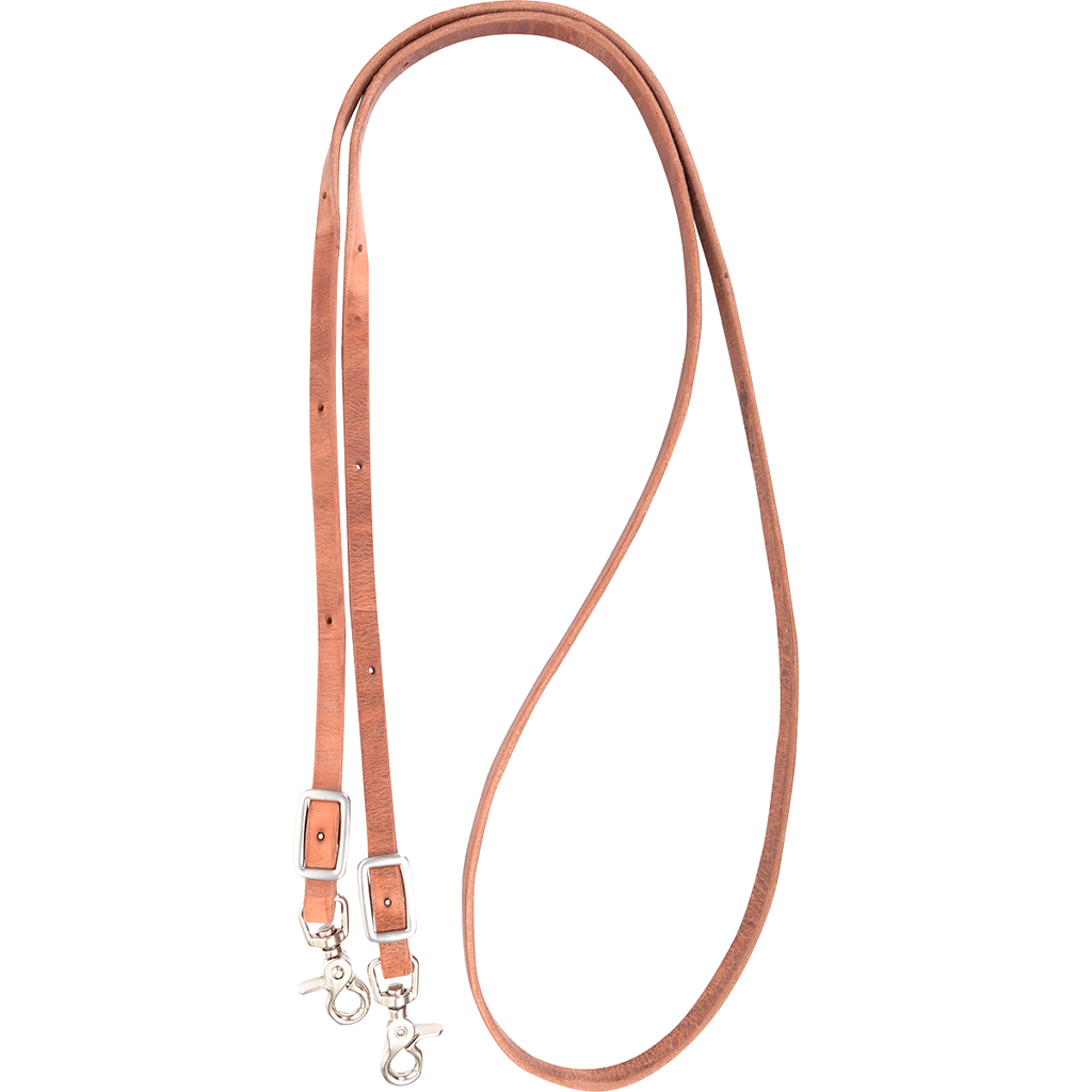 Harness Roping Rein 1/2-inch Thick Buckle Snap Ends - Martin Saddlery