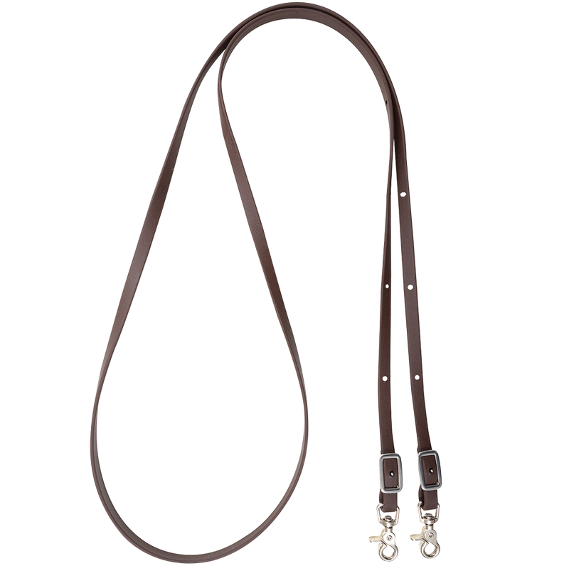 Martin Saddlery BioThane Roping Rein 5/8-inch Thick Buckle Snap Ends