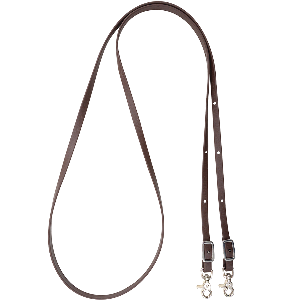 Martin Saddlery BioThane Roping Rein 5/8-inch Thick Buckle Snap Ends
