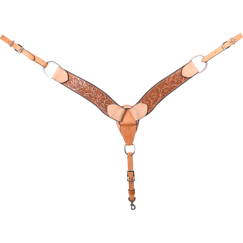 Cashel 2.75-inch Breastcollar with Desert Flower Tooling