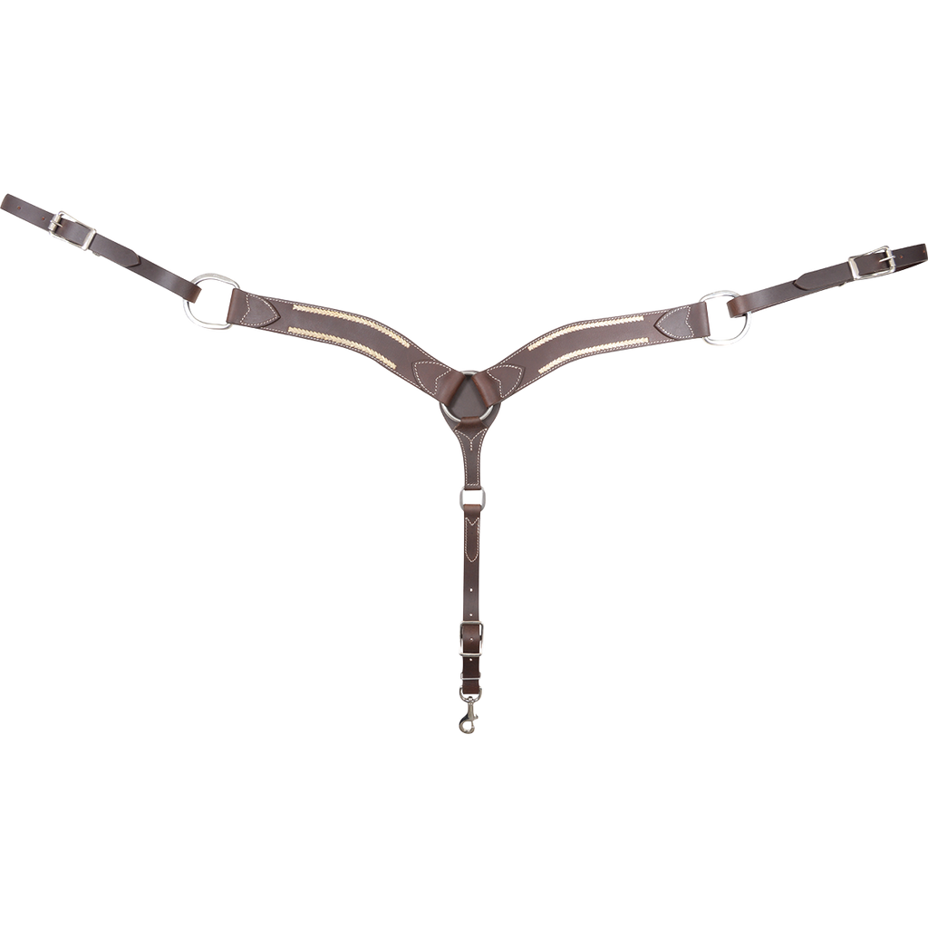 Cashel 2-inch Rawhide Laced Breastcollar