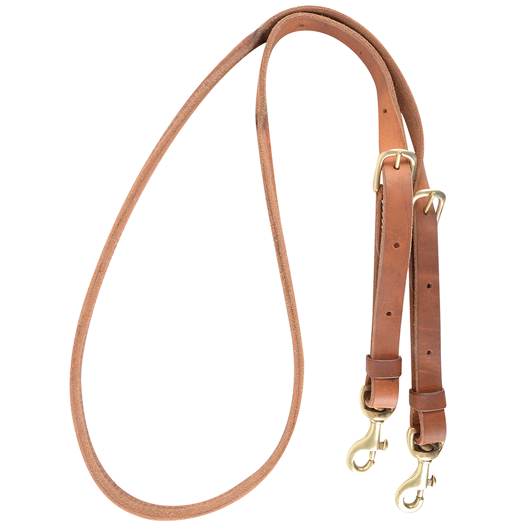 Adjustable Rolled Barrel/speed event Rein Buckle and Keeper Snap Ends