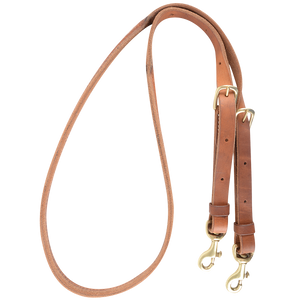 Adjustable Rolled Barrel/speed event Rein Buckle and Keeper Snap Ends