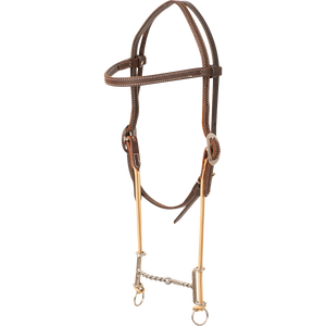 Loomis Browband Headstall and Draw Gag Bit with Twisted Wire- Pre order only