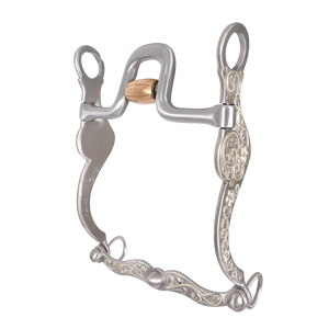 Versatility Shank Cowhorse Bit with Flat Port Roller 7.25- Pre order only