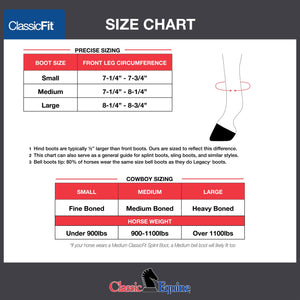 ClassicFit Sling Boots, Front and Hind, Set of 4, Pueblo
