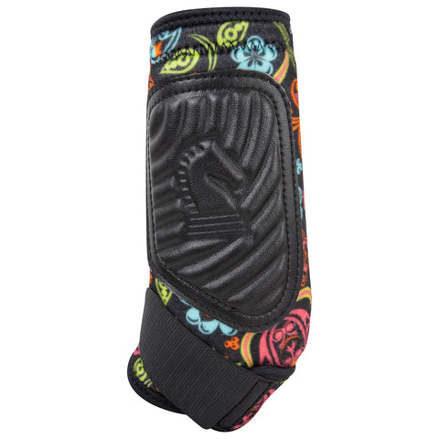 ClassicFit Sling Boots, Front and Hind, Set of 4, Neon Flower