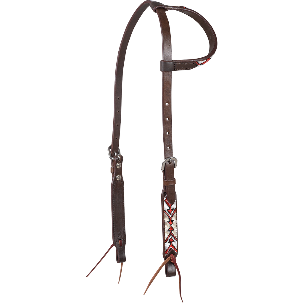 Cashel Beaded Arrows Slip Ear Headstall