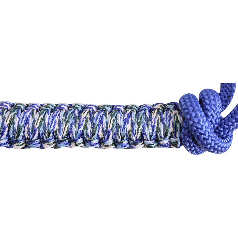 Braided Rope Halter and 7.5-foot Leadrope