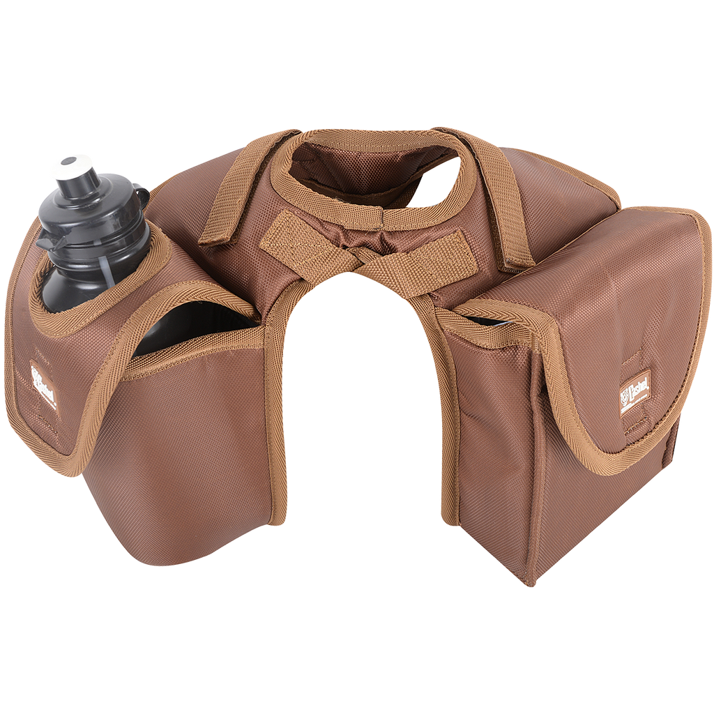 Horn Saddle Bag Bottle and Lunch Holder
