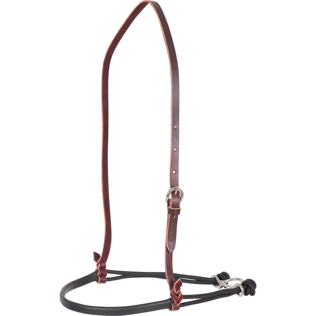 Double Rope Noseband, Shrink Tube- Martin Saddlery