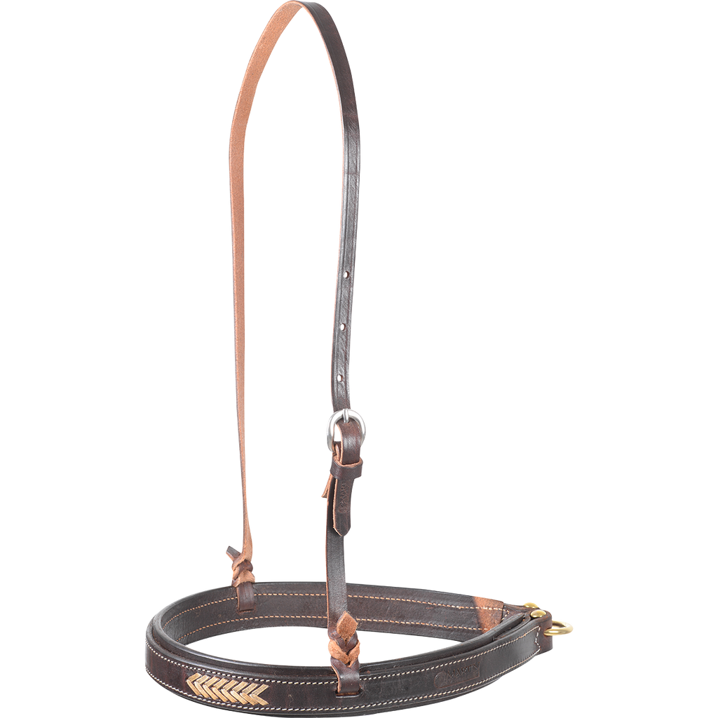 Laced Harness Noseband- Martin Saddlery