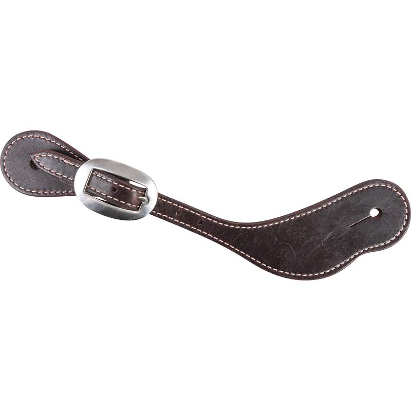 Cowboy Latigo Spurstraps with Stitching