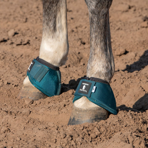 No Turn Flexion Bell Boots - Dragonfly green