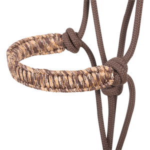 Braided Rope Halter and 7.5-foot Leadrope