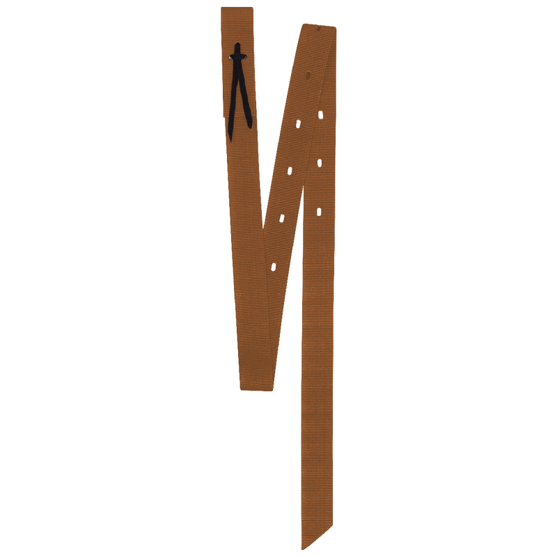 Brown Nylon Latigo/Billet