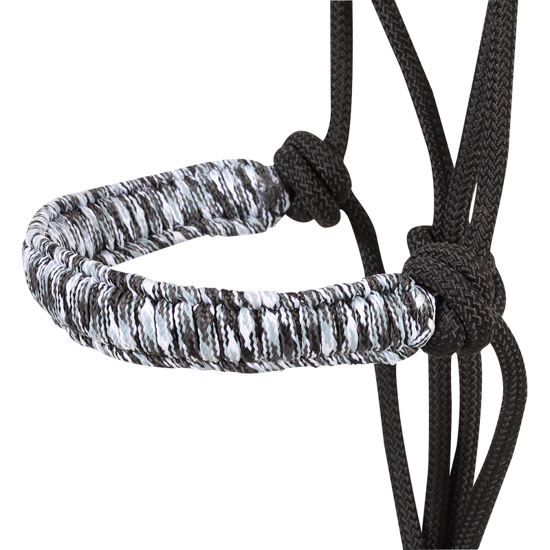 Braided Rope Halter and 7.5-foot Leadrope