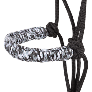 Braided Rope Halter and 7.5-foot Leadrope