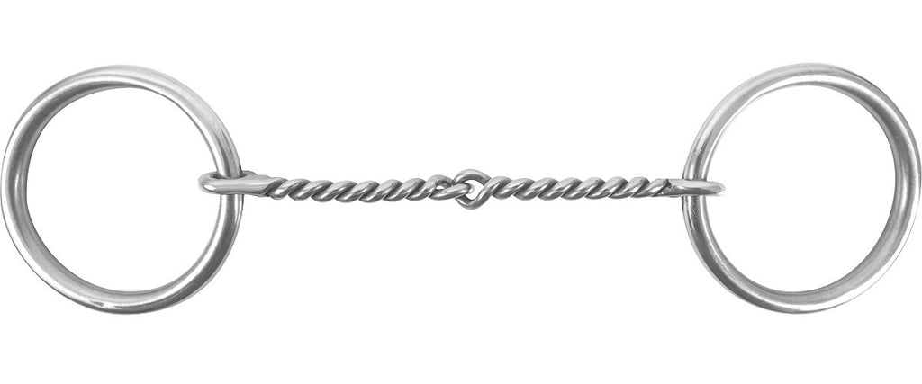 O-Ring Snaffle, Twisted Wire - Pre order only