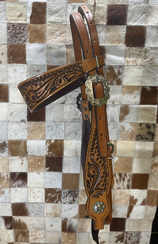 Tooled bridle