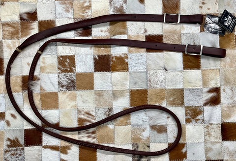 Roping leather reins