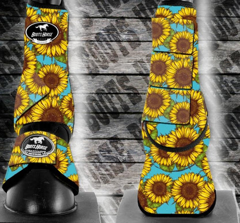 Sport Medicine boots -  Sunflowers (New)