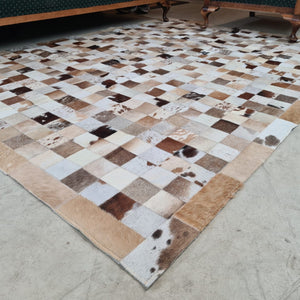 Natural leather rugs