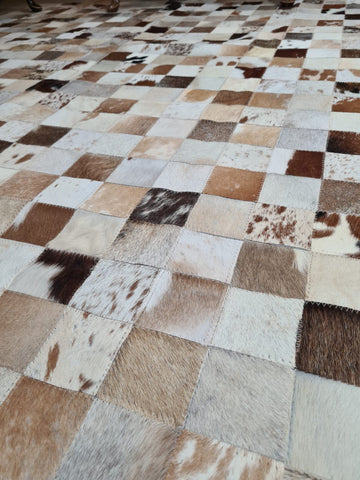 Natural leather rugs