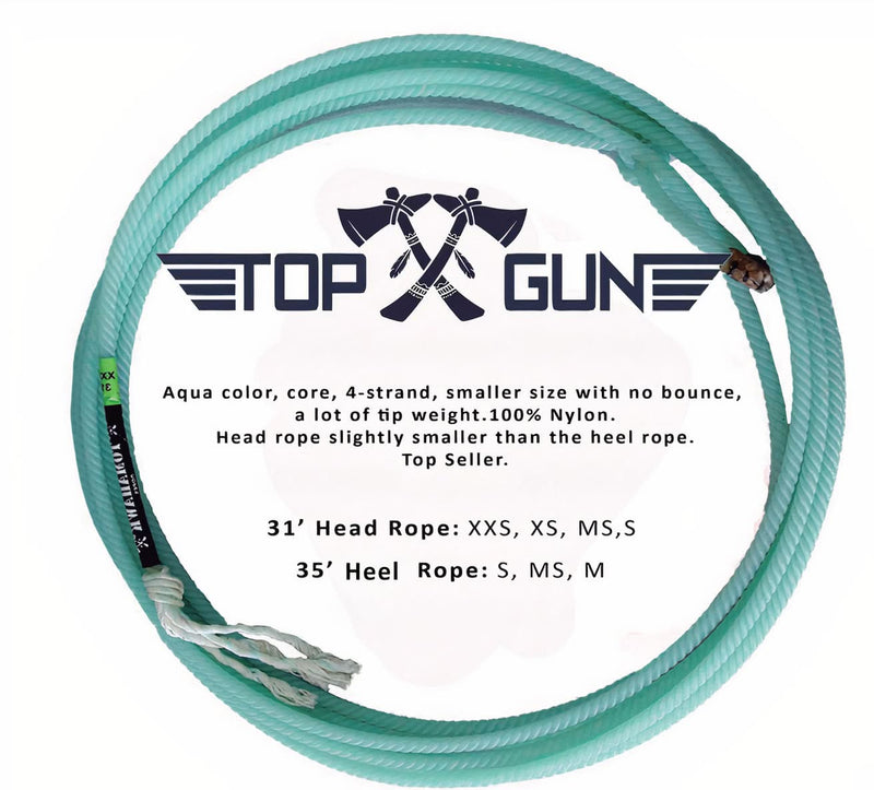 Tomahawk Top Gun Heel Rope - four strand