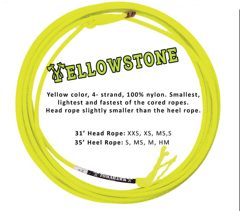 Tomahawk Rope Yellowstone Head - four strand