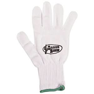 Cactus Black Cotton Roping Gloves