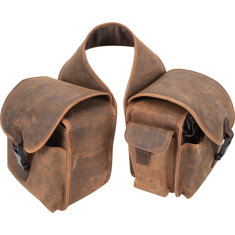 Cashel Rear Saddle Bag with Distressed Leather