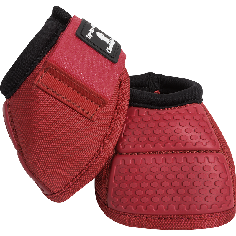No Turn Flexion Bell Boots - CRIMSON