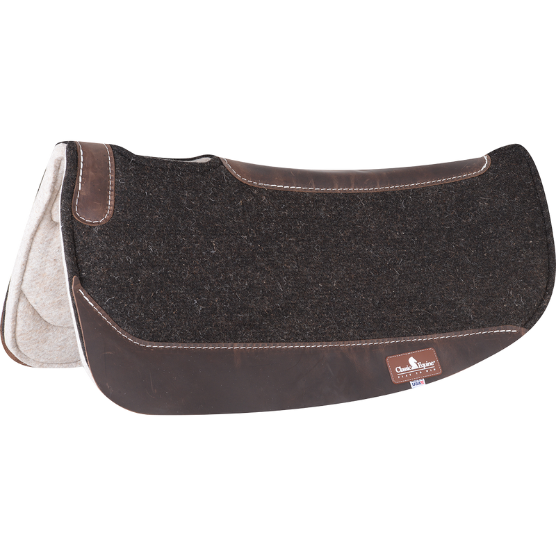 Classic Equine ESP Felt Top Barrel Saddle Pad, 1-inch Thick Pre Order