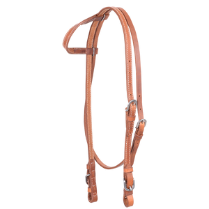 Cashel - Stitched Harness Slip Ear Headstall with Throatlatch and Buckle Ends